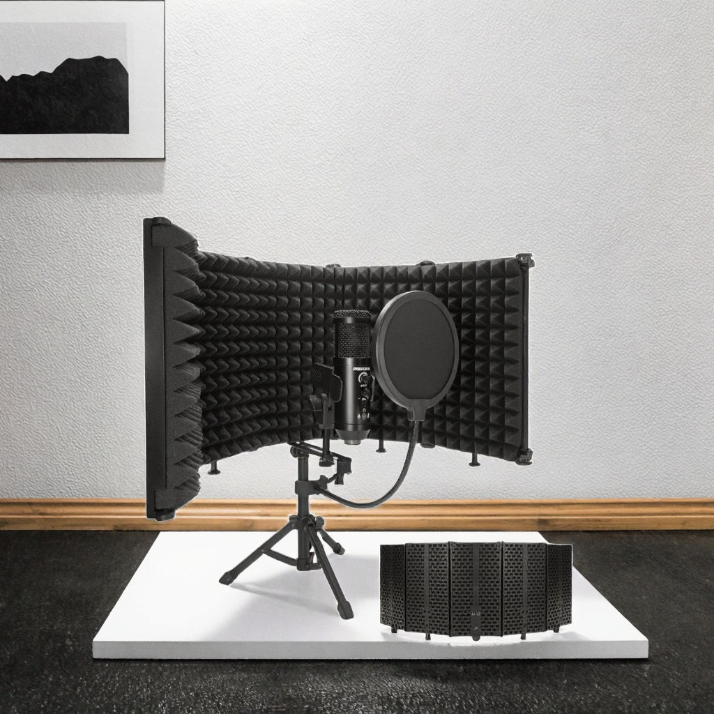 USB Podcast Condenser Microphone with Tripod (Variant D4) view 2