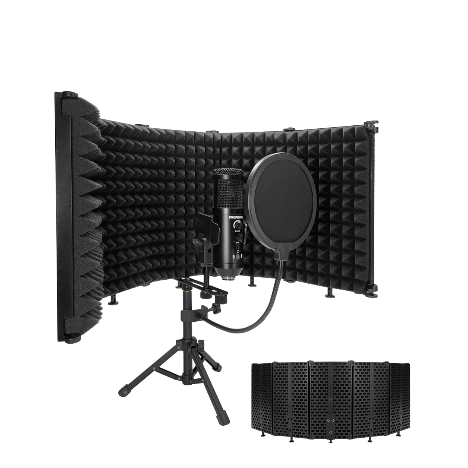 USB Podcast Condenser Microphone with Tripod (Variant D4) view 3