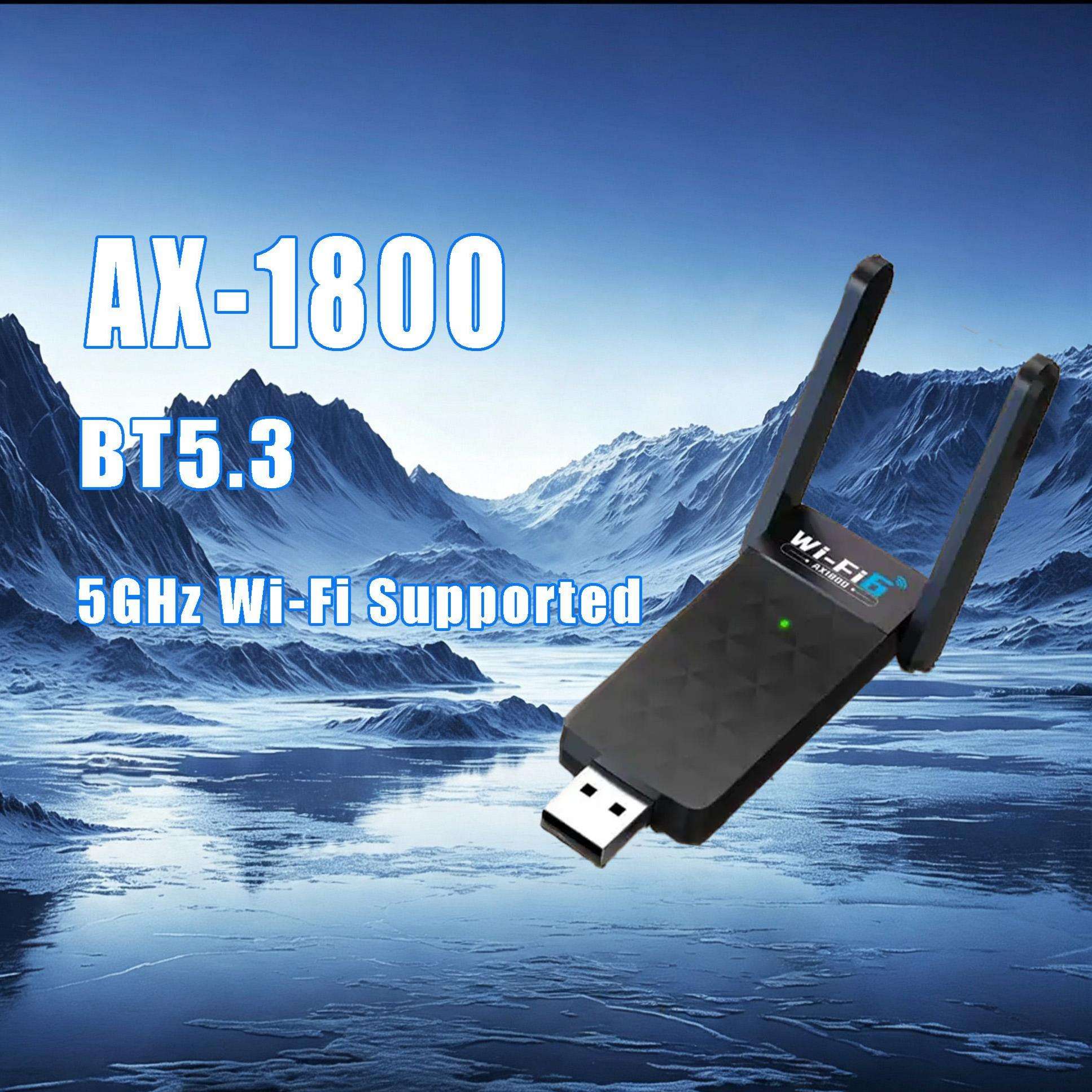 USB Wi-Fi 6 AX1800 Dual Band Adapter (Variant Y25)