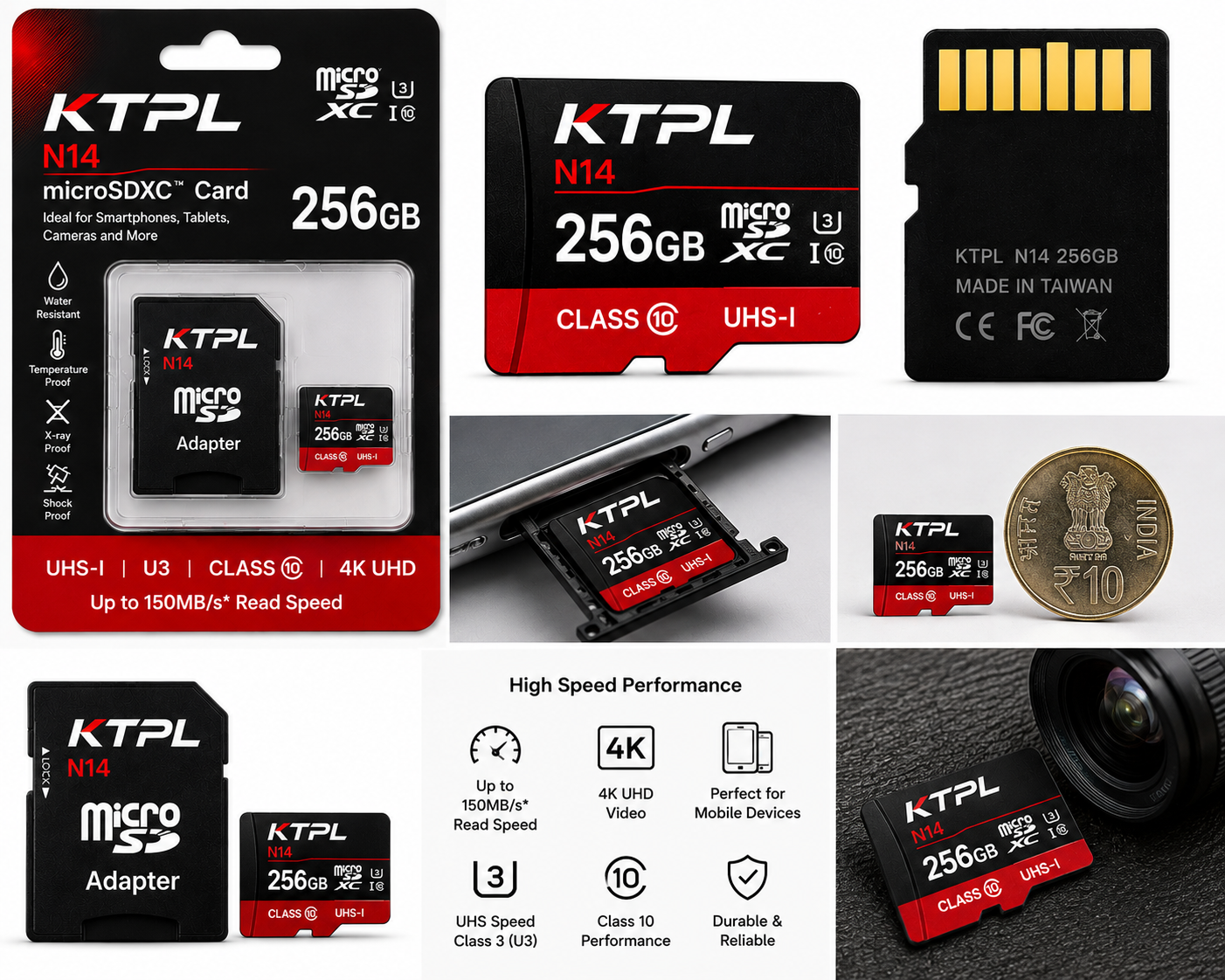 256GB MicroSDXC High Speed Memory Card (Variant N14)