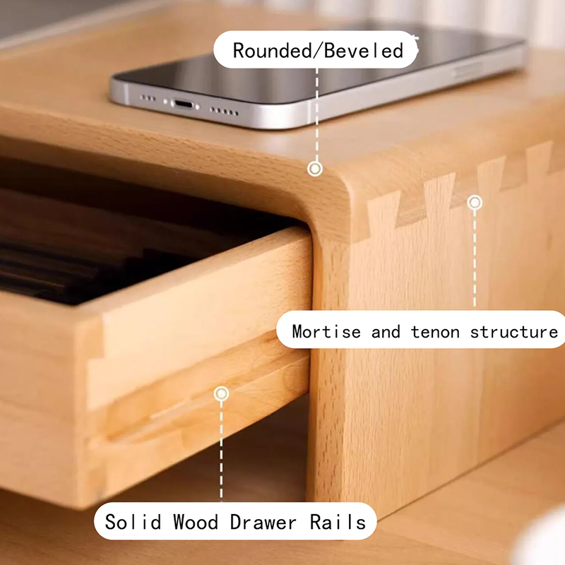 Wooden Monitor Stand Riser with Storage (Variant K11) - Image 3