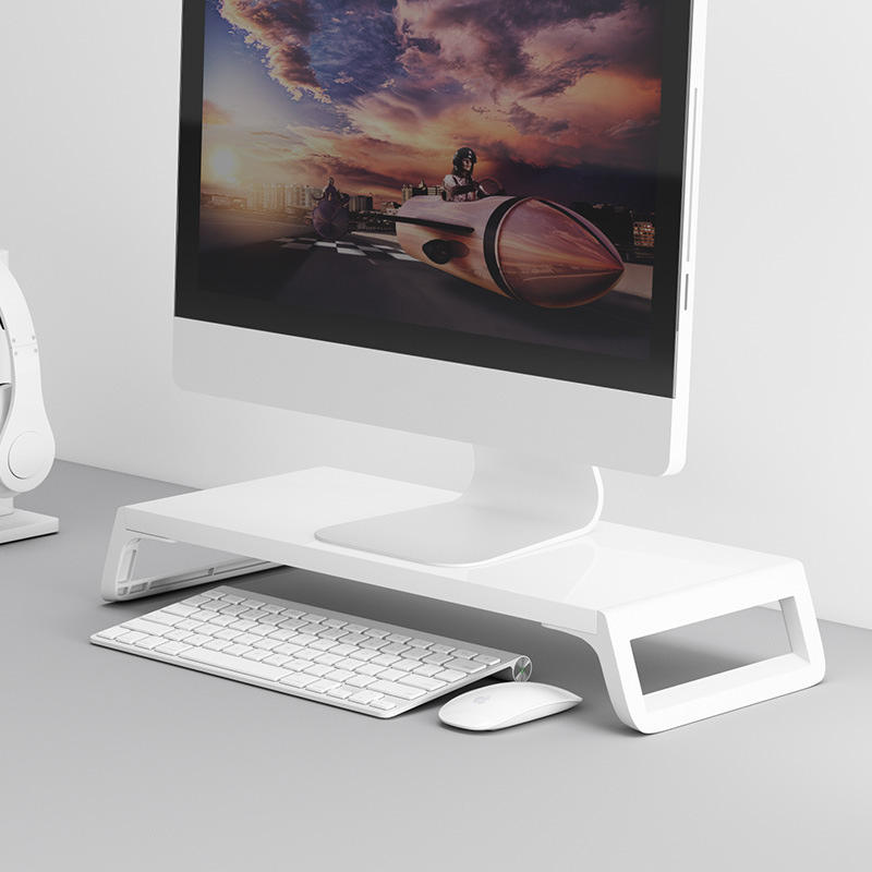 Wooden Monitor Stand Riser with Storage (Variant W23) - Image 2