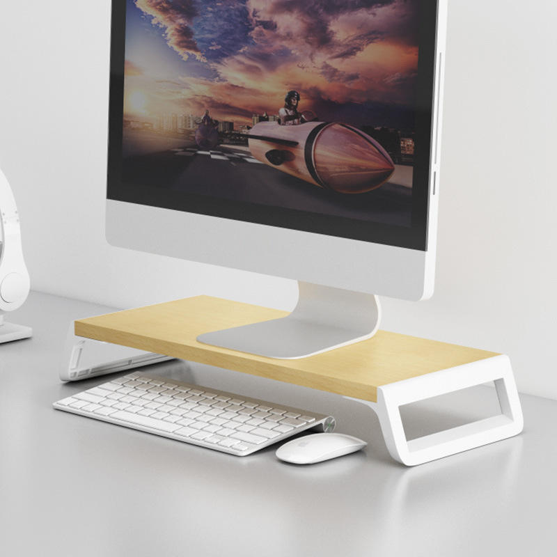 Wooden Monitor Stand Riser with Storage (Variant W23) - Image 3